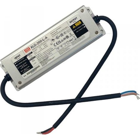 MW MEAN WELL XLG-200-L-A Led Driver Corrente Costante 700mA 142-285V 200W IP67 Input 220V e 110V