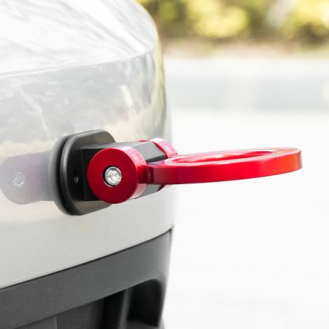 Modifizierter runder Klebe-Abschleppring für Auto, Abschlepphaken und Dekoration (Rot) (1/5)