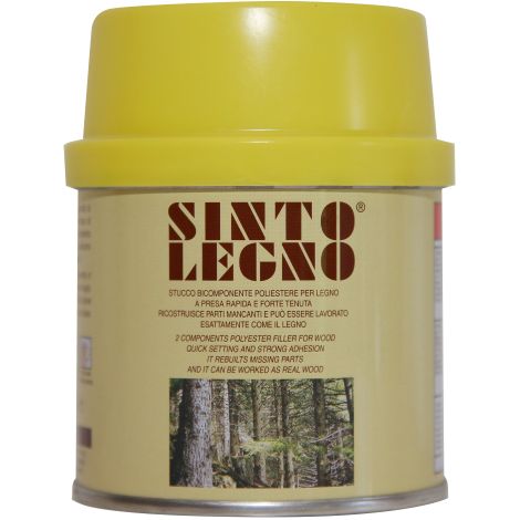 Sintolegno Mastic de mastic foncA  clair 150 ml pour bois A  prise rapide