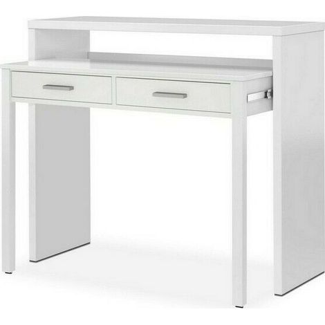 SCRIVANIA ESTENSIBILE CONSOLLE DA STUDIO BIANCO (1/10)