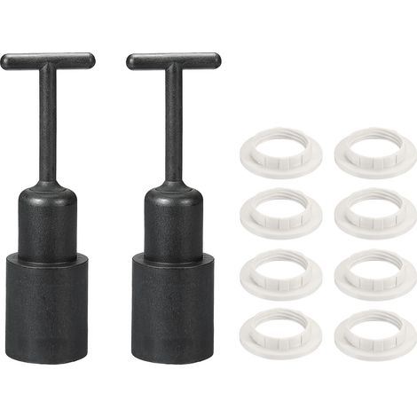 Vanne Régulation pour Tuyau Arrosage Lot 2 Robinet Arrêt Connecteur Rapide avec Contrôle Débit Raccord Universel en Plastique (1/5)
