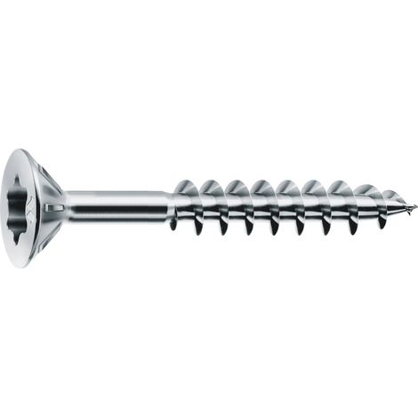 Vis bois panelvit tête fraisée tx - Vendu par 200 - Diametre : 6 - Long : 80 - Filetage : Partiel - MUSTAD (1/8)