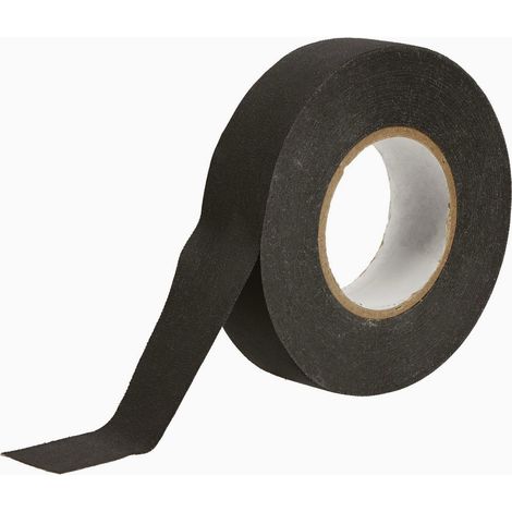 Ruban isolant toile noir 25mx19mm