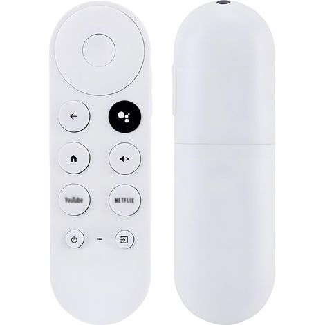Telecomando vocale di ricambio per Google Chromecast TV 4K Snow Streaming Telecomando vocale Bluetooth di ricambio per Google Chromecast TV G9N9N compatibile con Netflix e YouTube (1/5)