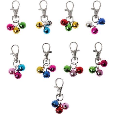 Hundehalsband-Glöckchen mit Karabinerverschluss, Dekorationsanhänger für Hundehalsbänder