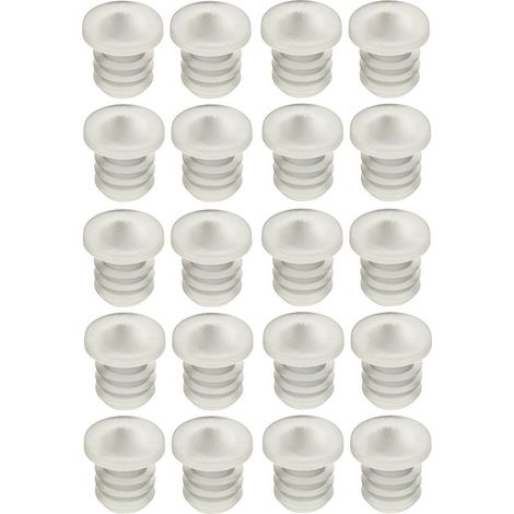 Cyclingcolors – Lot de 20 amortisseurs de porte en silicone 6mm – Butée transparente pour meubles – Installation sans outils – Réduction des bruits de claquement