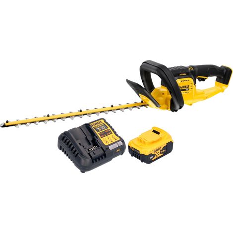 Tagliasiepi a batteria Dewalt DCMHT 563 P1 18 V 55 cm + 1 batteria da 5,0 Ah + caricabatterie