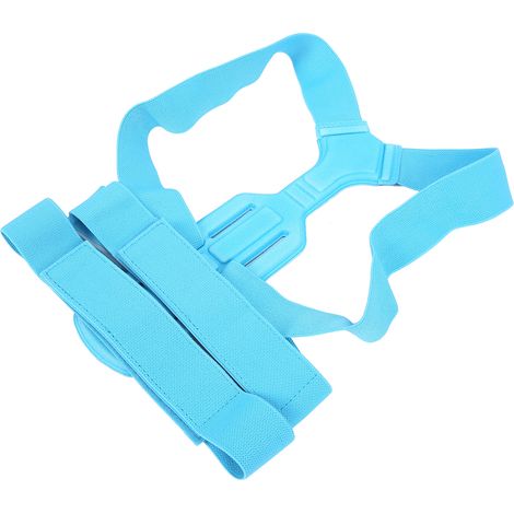 Correcteur de posture enfant bleu, dos droit, soutien clavicule réglable, orthèse dorsale haute pour redresser les épaules, maintien confortable, taille ajustable, idéal pour corriger la posture des e (1/5)