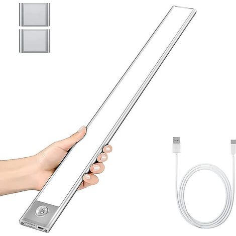 Lampes LED portables pour placard : détecteur de mouvement, sans fil, rechargeables par USB (1/4)