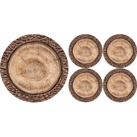 Set di tovagliette rotonde 1+4 - Robina (1/5)