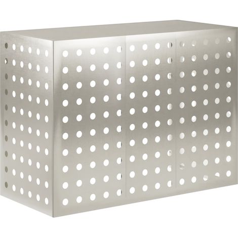 Funda para Aire Acondicionado Plateado 110 x 50 x 80 cm vidaXL
