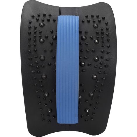 Appareil de traction magnétique pour hernie discale lombaire, appareil d'étirement et de massage du dos, appareil de traction pour hernie discale lombaire (noir et bleu) (1/5)