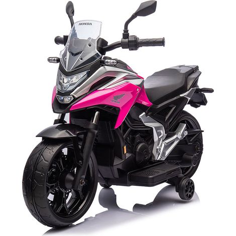 Moto Elettrica per Bambini Licenza Ufficiale Honda NC750X 12V 4,5Ah Rosa