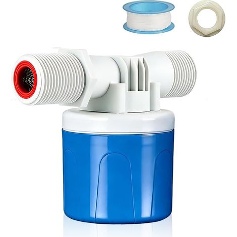 Vanne à Flotteur Automatique 3/4", Robinet à Flotteur pour Réservoirs D'eau, Contrôle Automatique Interrupteur de Vanne à Bille à Flotteur pour Toilettes Natation Aquarium (1/5)