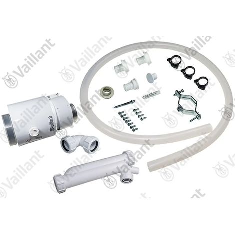 VAILLANT Adattatore 63/95,5 su 80/125 (set) set di collegamento System 63/96 Alu Vaillant-Nr. , 0020140660