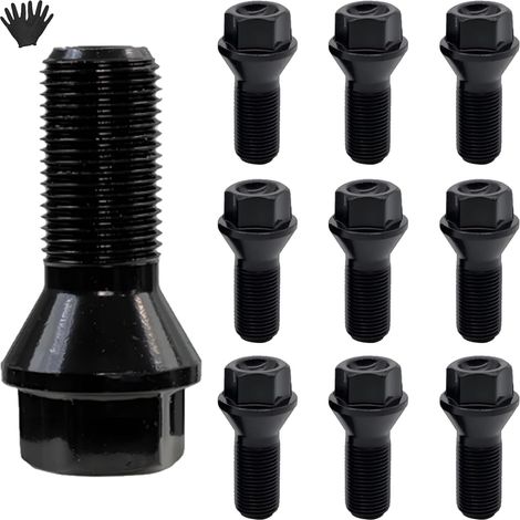 36136781151 Boulons de Roues pour 1 2 3 4 5 6 7 8 Série X2 X3 X4 X5 X6 I3 I8 F20 F21 F30 F80 F31 F10 F18 F90 E65 E66 E67 F01 F02 pour 36136890324 36136774896 Ecrou Antivol, Boulon (1/5)