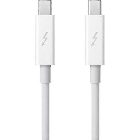 Câble Thunderbolt 2 authentique, bande passante de 20 Gbit/s, mâle-mâle, compatible avec les MacBook Pro, MacBook Air, MacBook mini et iMac. (Cadeau vedette) (1/5)