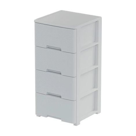 Cassettiera bianca cm 39x38,5x80,5h