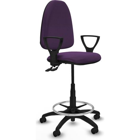 piqueras-y-crespo Aýna Taburete mauve cómodo diseño