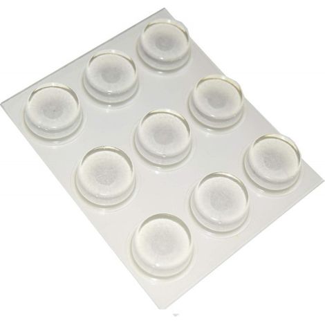 IDEARE - PARACOLPI ADESIVI TRASPARENTI DIAMETRO 19X9,5MM (1/2)