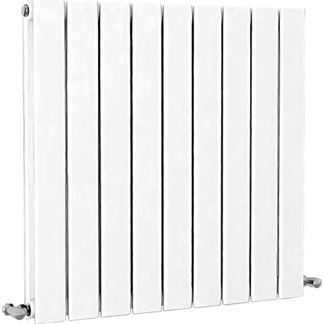 SKY Bathroom Flat Panel Radiator Horizontal 600x612mm Double White (1/5)