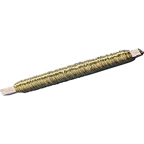 RAYHER - 100gr - FILO IN METALLO PER FIORISTA SFUSO Ø 0,55MM - COLORE ORO