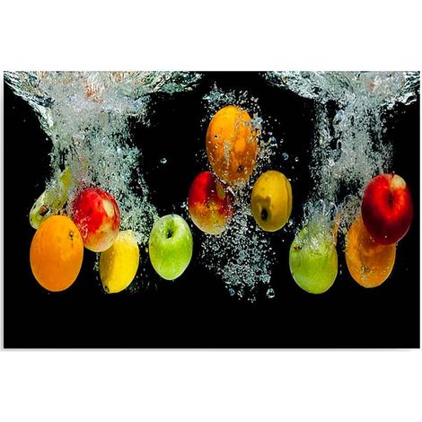 Tableau fruits dans l'eau - 50 x 40 cm