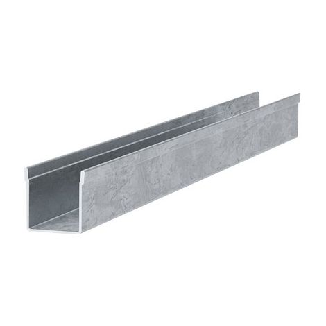 Guida per Tapparelle Zincata S. H 19 x 27 mm 0,8 mm 170 cm 12 Pezzi