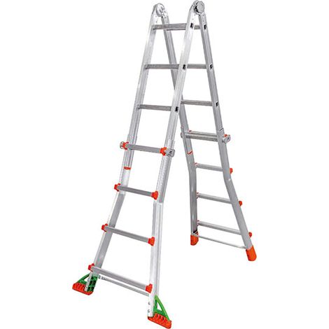 Teleskopleiter 3.44m lang - 4 x 3 Sprossen - BKPL1.5