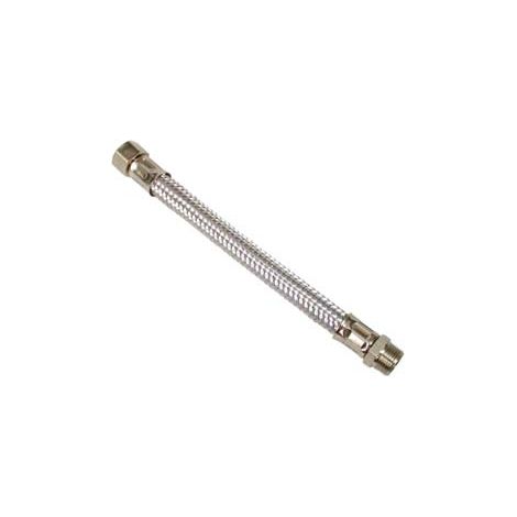 FLESSIBILE INOX M3/8 - F3/8- - M 3/8 F 3/8 cm.30 - 10 pezzi AGLAIA
