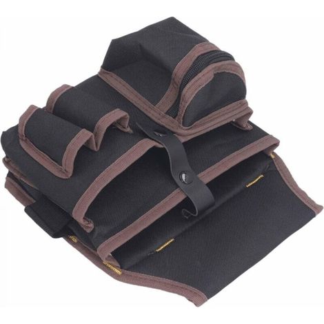 Electrician's tool pouch, multifunctional belt pouch made of Oxford cloth, ideal for DIY enthusiasts, electricians and carpenters. (1/5)