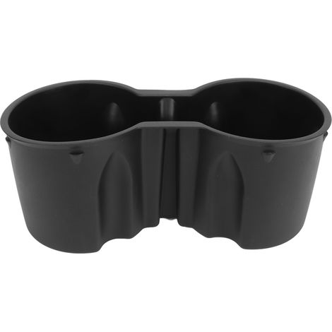 Model Y Console Centrale Insert de Porte-gobelet en Silicone pour l'eau, Antidérapante, Facile à Nettoyer, Porte-gobelet de Voiture Noir 2021-2023. (1/5)