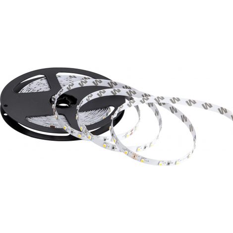 Rollo de cinta led 5m 24w 6500k 300 Lld 24v Ip20  0.2x0.8x500 Discovery no estanco