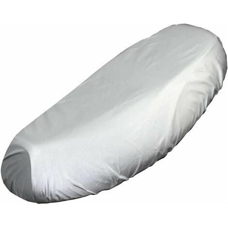 Motorcycle Seat Covers, Universal Motorcycle Seat Covers Waterproof Oxford Cloth Outdoor Sun Protection Motorcycle Seat Cover Elastic Seat Protection,Silver S-51-55CM (1/4)