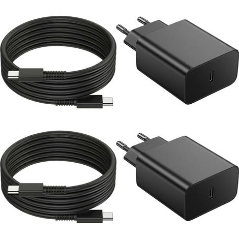 25W Samsung Fast Charging, USB C Fast Charger and 2 m Cable for Samsung Galaxy S24 S23 S22 S21 S20 S10 A14 A23 A34 A54 A53 Z Fold Flip 4/5 (1/5)