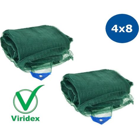 2 Reti per raccolta olive telo 4x8 metri antispina e antistrappo 85 grammi mq