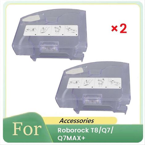 2-in-1-Wassertank und Staubbehälter für den Saugroboter T8, Doppelfunktions-Ersatzset, kompatibel mit den Modellen T8/T8+, integriertes Design für effiziente Reinigung (1/5)