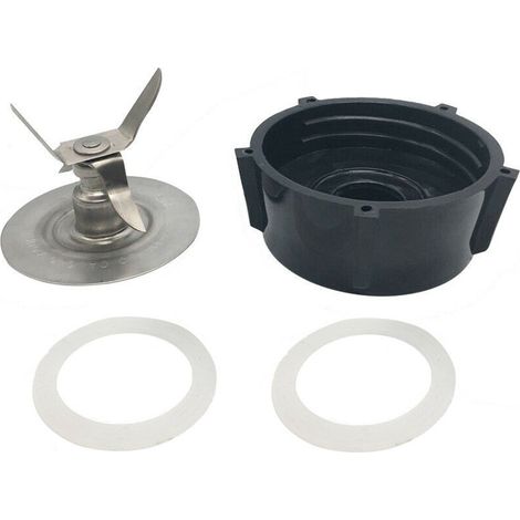 4-Klingen-Eiscrusher + Mixbecherbasis + 2 Gummi-O-Ringe - Ersatzteile für Oster-Mixer (1/5)