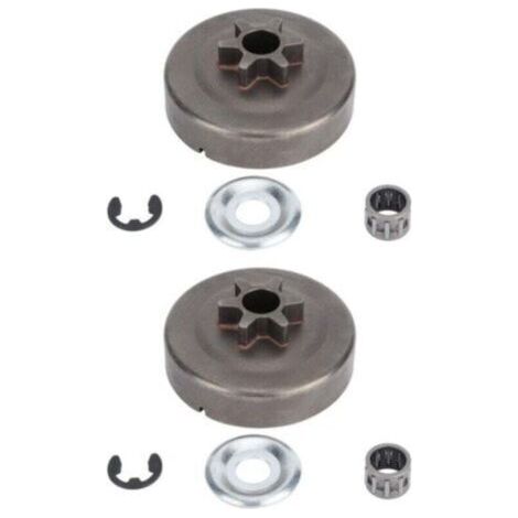 Pair - Pignons tambour embrayage STIHL Transmission moteur 2pcs, compatible 017/018/021/023/025/MS170-MS250 Propriétaires STIHL (1/4)