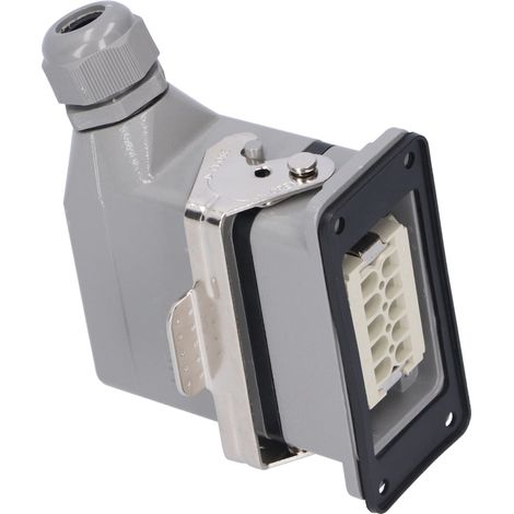 Conectores robustos, conector aeronáutico impermeable, 10 pines, fuentes de alimentación para control industrial (1/5)