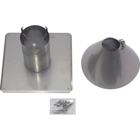 Vaillant Copertura del pozzo in acciaio inox per tubo di scarico DN 80, 0020021007