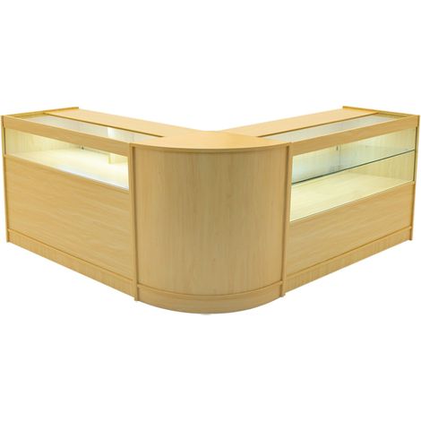Adonis LED Shop Counter Set B1200, C1200 & CM60 - Maple (1/5)