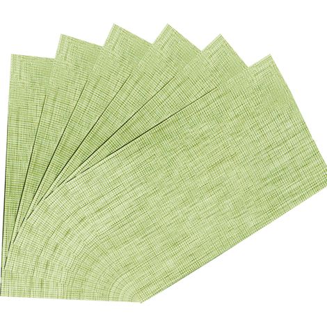 Lot de 8 sets de table antidérapants en PVC – résistants à la chaleur