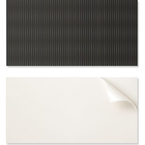 Baldosas de vinilo con gr谩ficos para ba帽o, l铆neas verticales en ritmo, 10x40x20 cm.