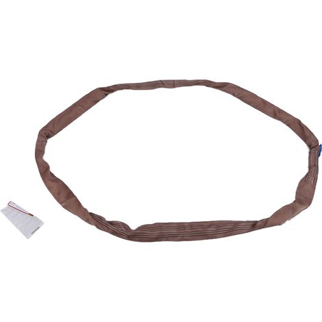 6T Élingue de Levage Sans Fin PES Sangle Ronde Souple 85mm x 3m Accessoires de Grue Levage (1/5)
