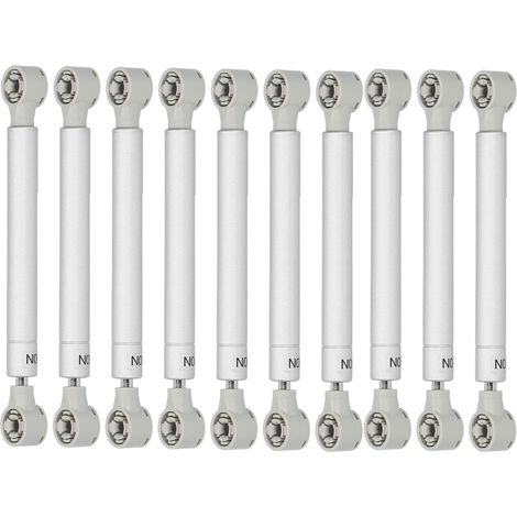 10 pièces de tiges de support hydrauliques pour meubles, armoires, tatamis, composants pneumatiques inclinés (1/5)