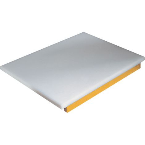Planche de découpe en polyéthylène / poulet- jaune - Diamond