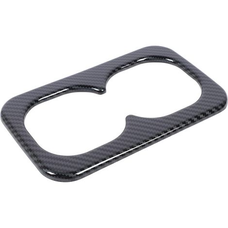 Revêtement de Porte-gobelet de Style Fibre de Carbone, Installation Facile pour Triton L200 2023-2024, Texture élégante, Protection de L'état d'origine, Style Fibre de Carbone, (1/4)