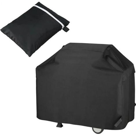 Housse Barbecue - 80 x 66 x 100 cm - Extérieur - Noir - Polyester Imperméable - 1 Pièce (1/4)