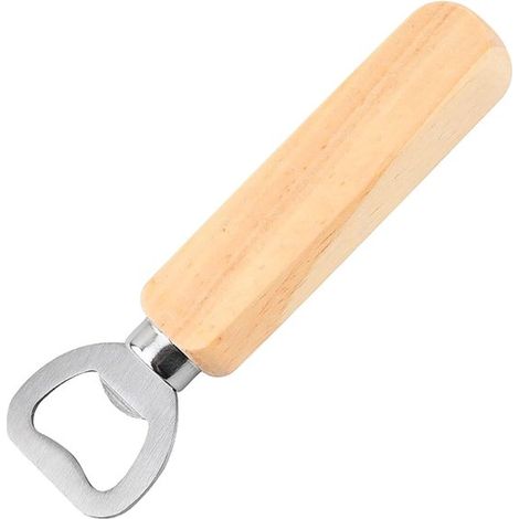 Apribottiglie in legno personalizzato. Apribottiglie portatile ed ecologico per la casa e la cucina. (1/5)